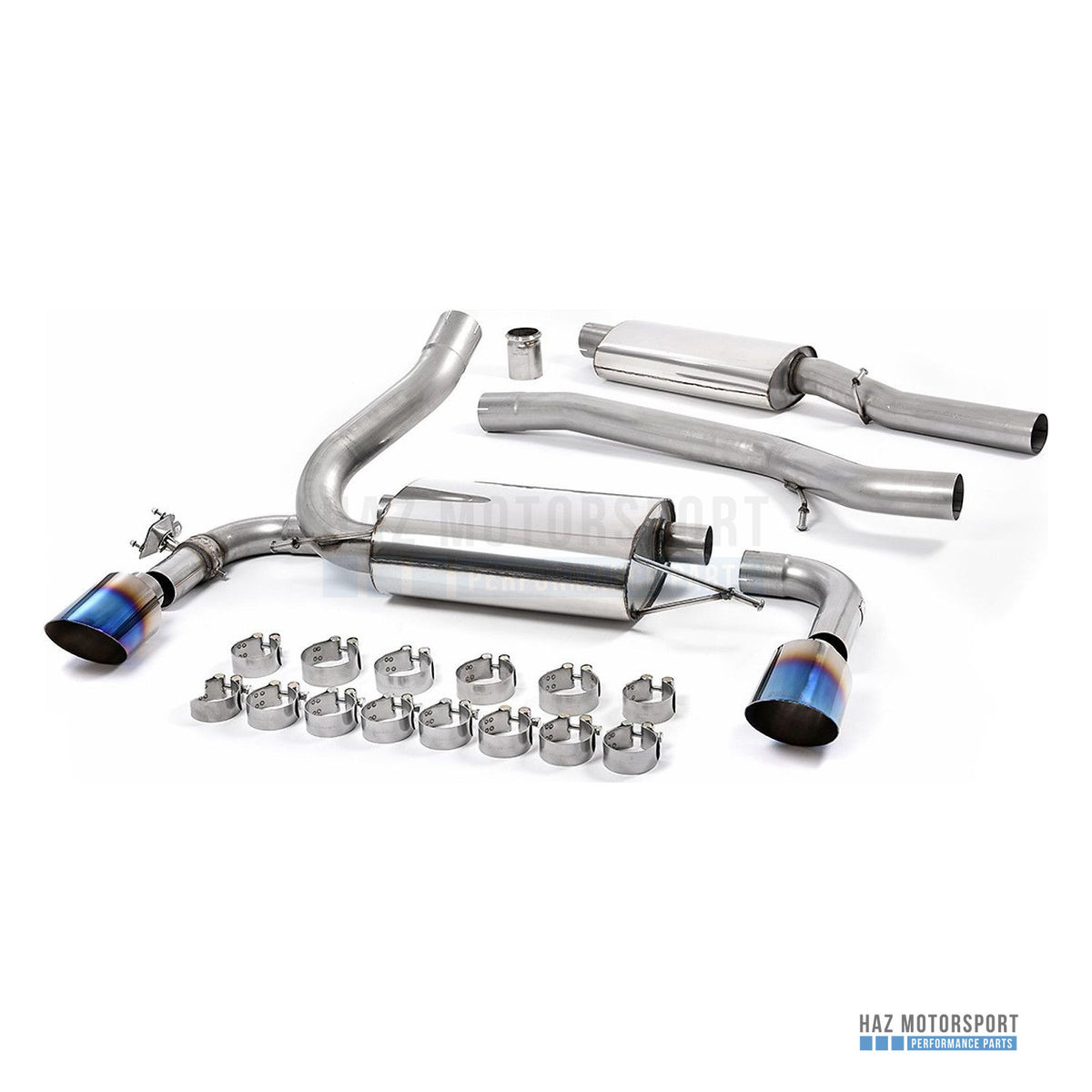 Milltek Sport Resonated (Quieter) Cat Back Exhaust – Ford Focus RS Mk3 2.3 EcoBoost (2016–2018) – photo 9