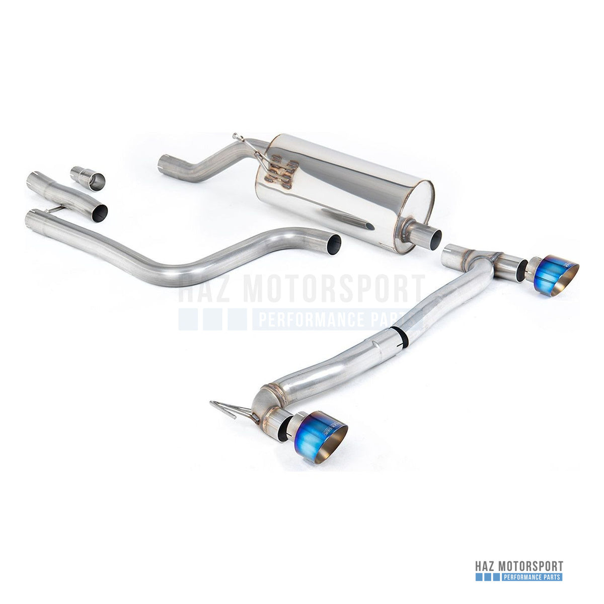 Milltek Sport Resonated (Quieter) GPF Back Exhaust – Ford Fiesta Mk8 1.0T ST Line Dual Outlets (2020 on) – photo 7