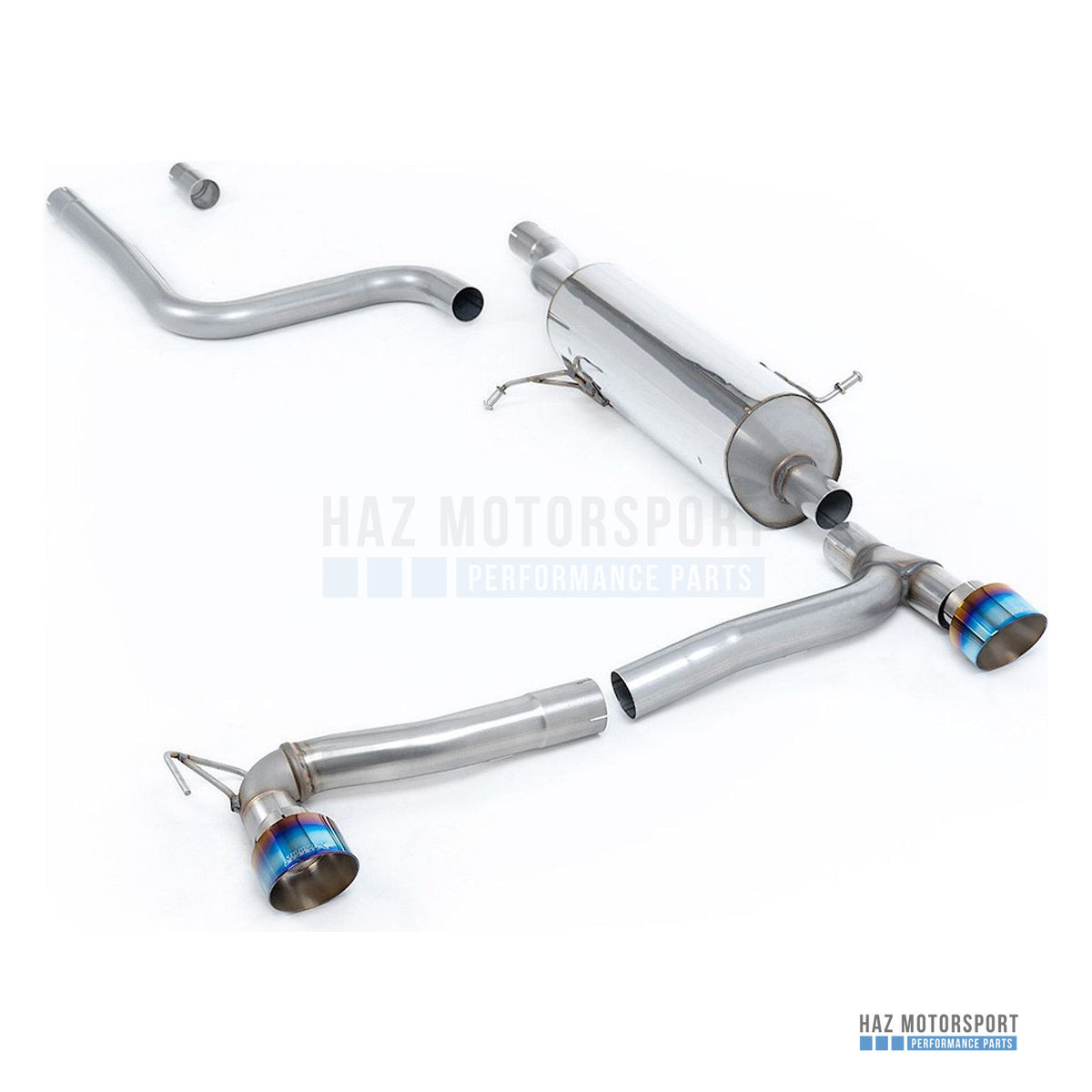 Milltek Sport Resonated (Quieter) Cat Back Exhaust – Ford Fiesta Mk8 1.0T ST Line (Dual Outlets) (2019 on) – photo 10