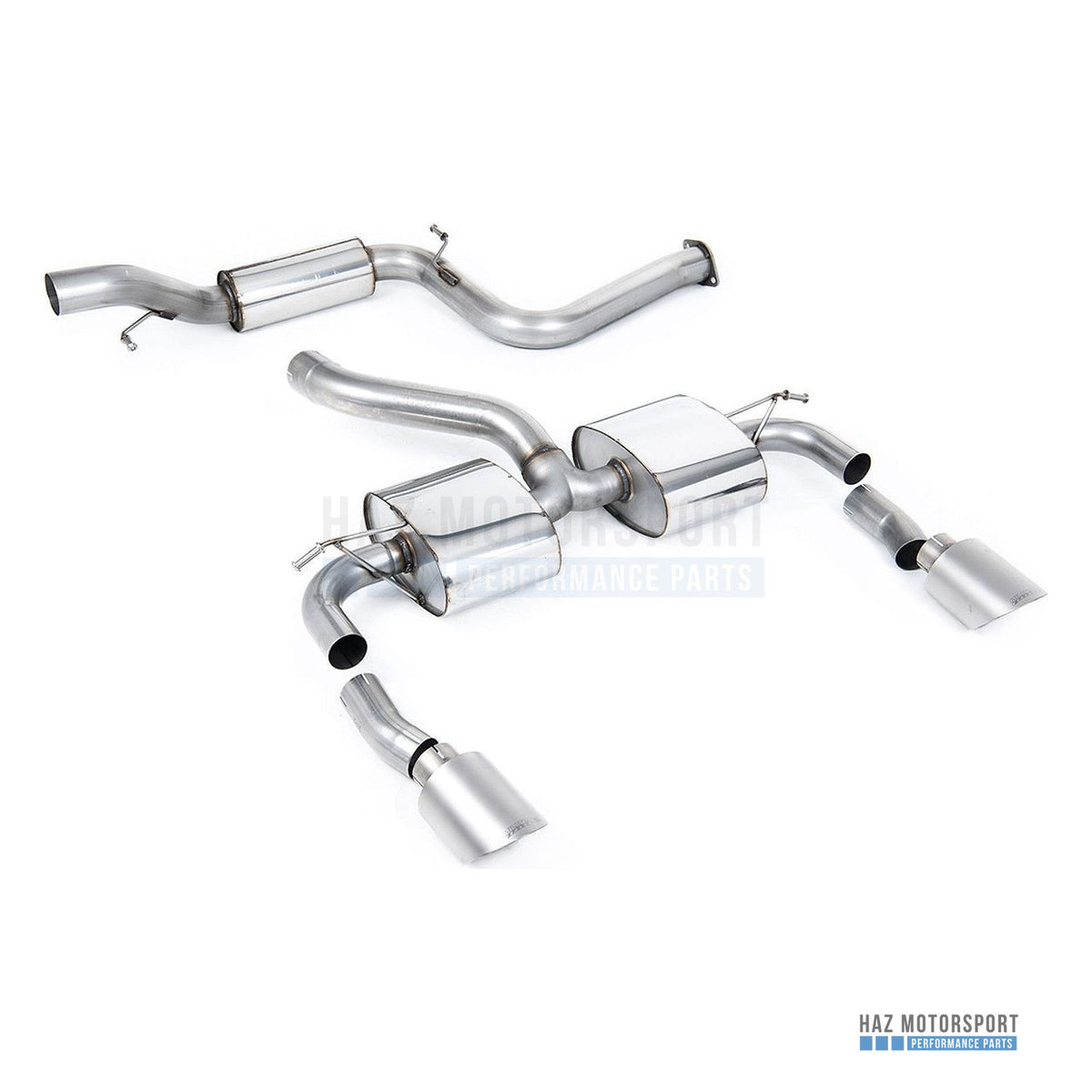 Milltek Sport Resonated (Quieter) Cat Back Exhaust – Ford Focus Mk2 RS (2009–2010) – photo 15