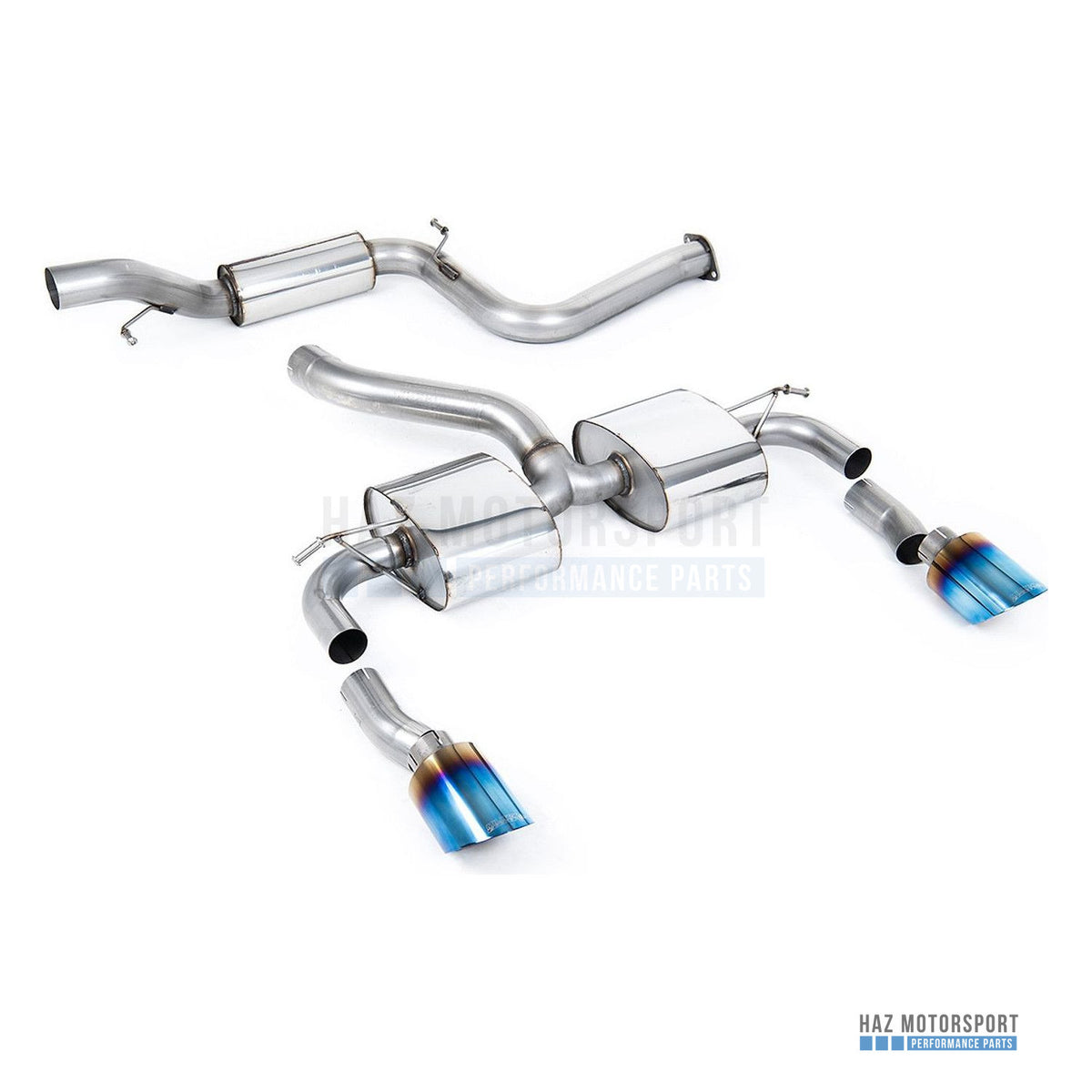 Milltek Sport Resonated (Quieter) Cat Back Exhaust – Ford Focus Mk2 RS (2009–2010) – photo 17