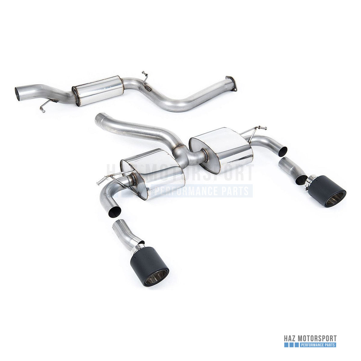 Milltek Sport Resonated (Quieter) Cat Back Exhaust – Ford Focus Mk2 RS (2009–2010) – photo 19