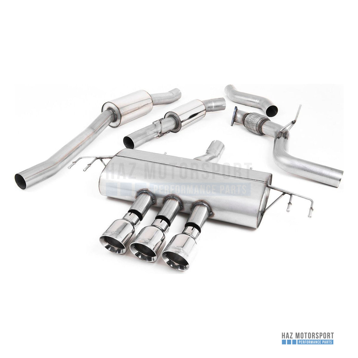 Milltek Sport Resonated (Quieter) Cat Back Exhaust – Honda Civic FK7 (2015 on) – photo 1