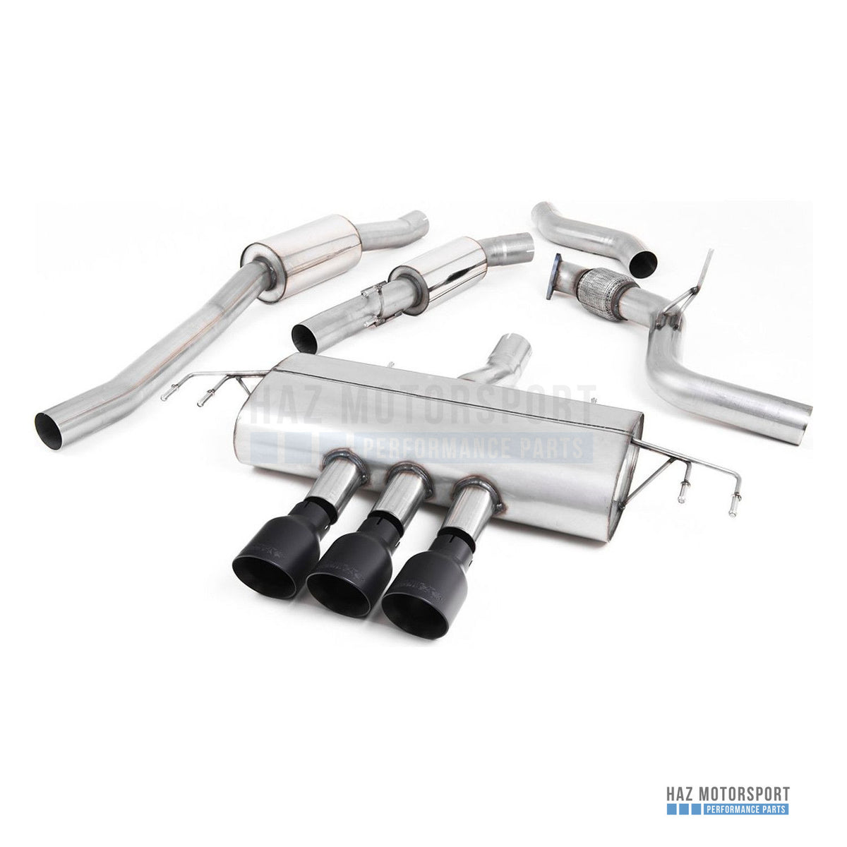 Milltek Sport Resonated (Quieter) Cat Back Exhaust – Honda Civic FK7 (2015 on) – photo 2