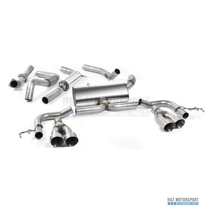 Brushed Titanium GT-100 tailpipe trim