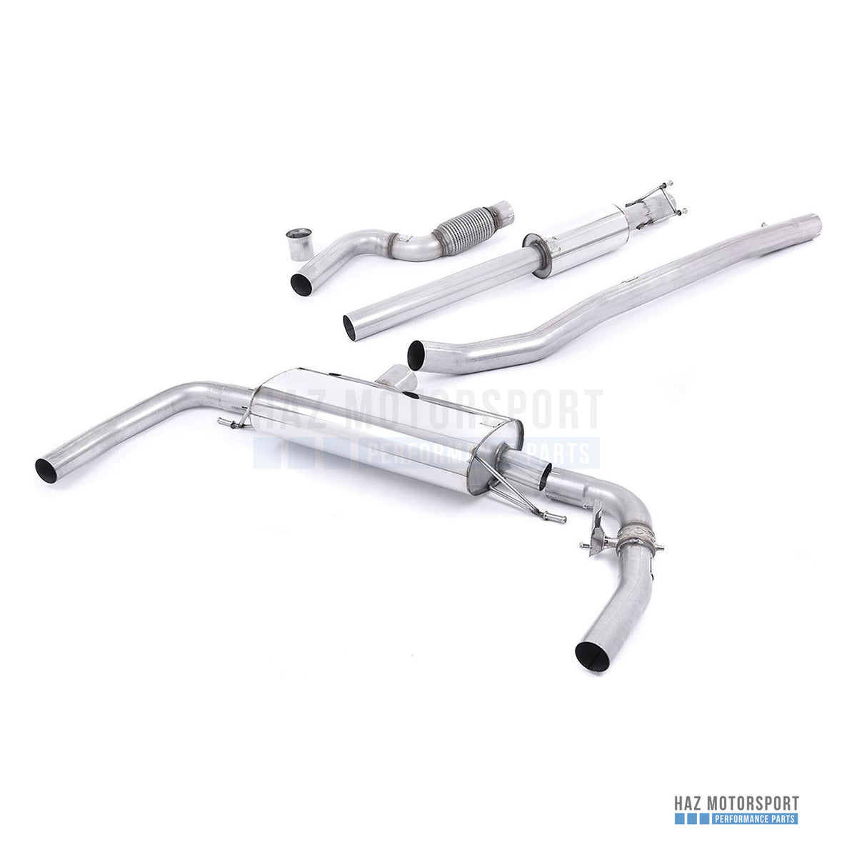 Milltek Sport Resonated (Quieter) Cat Back Exhaust – Mercedes CLA45 AMG (2013–2018) – photo 1