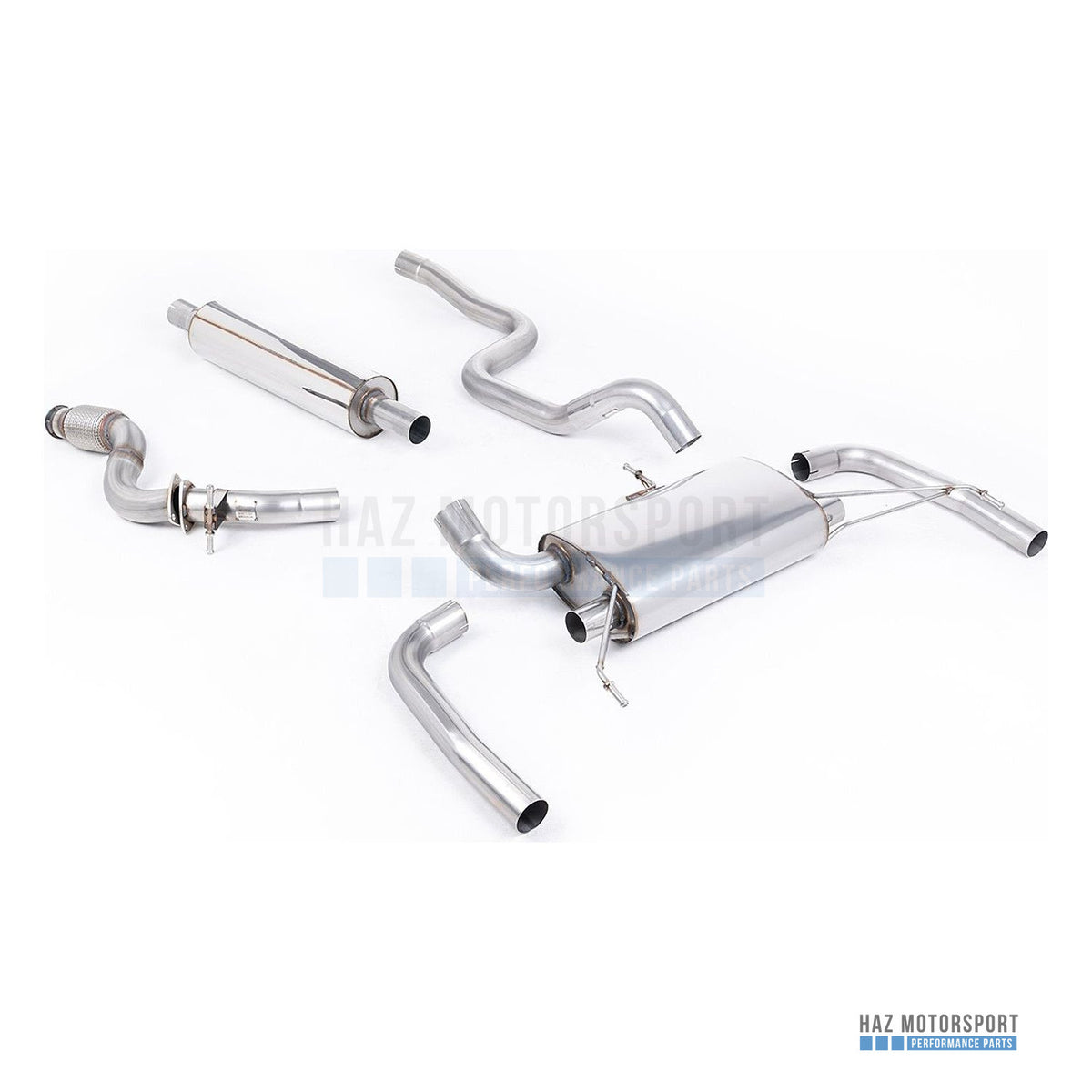 Milltek Sport Resonated (Quieter) Cat Back Exhaust – Peugeot 308 GTI 270 Non-OPF/GPF Models (2016–2019) – photo 1