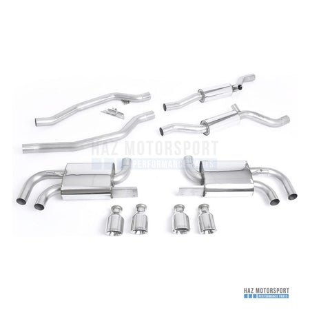 Milltek Sport Resonated (Quieter) Cat Back Exhaust – Porsche Cayenne 958 Turbo V8 (Pre-Facelift) (2010–2014) – photo 1