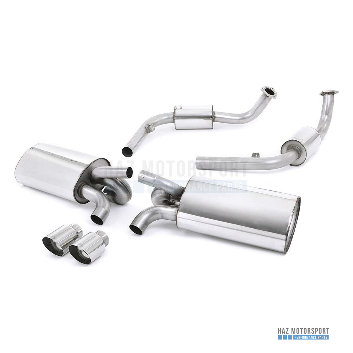 Milltek Sport Resonated (Quieter) Cat Back Exhaust – Porsche 987 S 3.4 Boxter/Cayman (Gen 2) (2009–2013) – photo 1