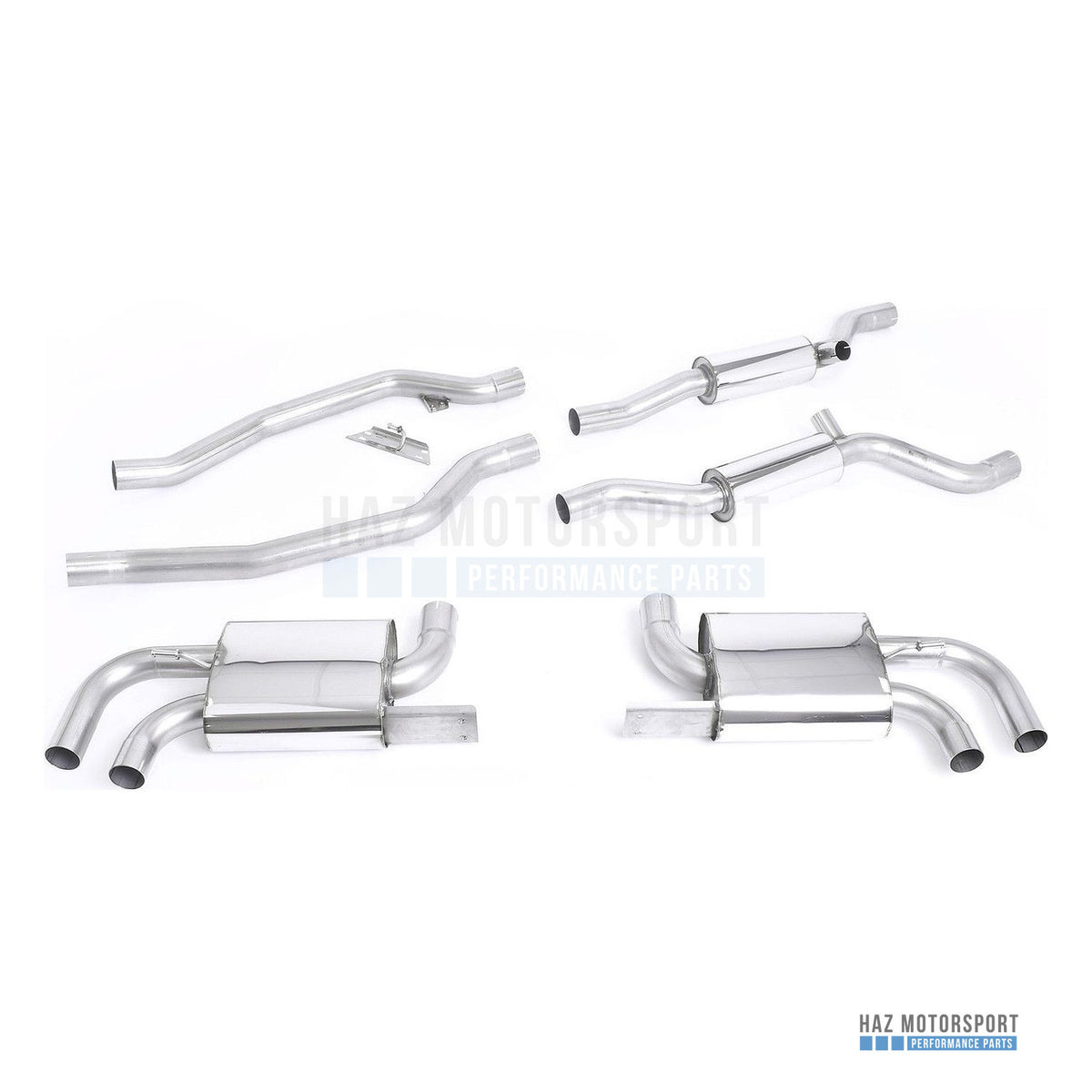 Milltek Sport Resonated (Quieter) Cat Back Exhaust – Porsche Cayenne 958 Turbo V8 (Pre-Facelift) (2010–2014) – photo 2