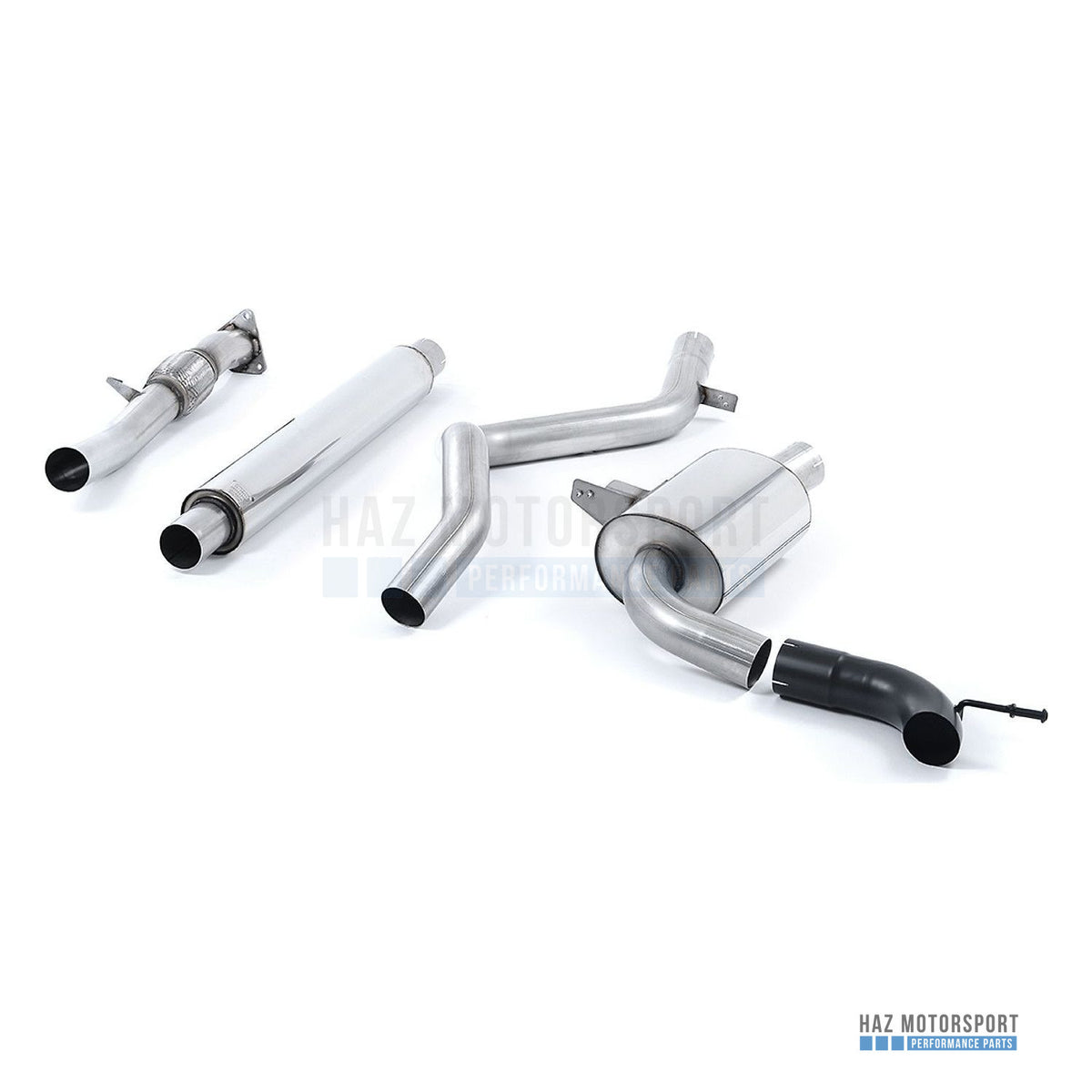 Milltek Sport Resonated (Quieter) Cat Back Exhaust – Renault Megane Renaultsport II (Cup, Trophy/Trophy R) (2010–2017) – photo 1