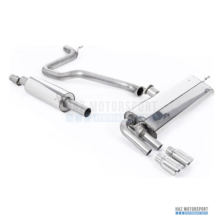 Milltek Sport Resonated (Quieter) Cat Back Exhaust – Seat Leon FR 1.4 TSI (2013–2018) – photo 1