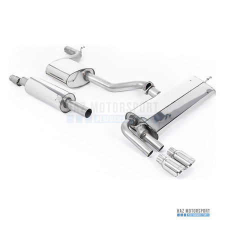 Milltek Sport Resonated (Quieter) Cat Back Exhaust – Seat Leon FR 1.8 TSI 180PS (2013–2018) – photo 1