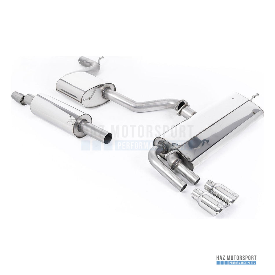 Milltek Sport Resonated (Quieter) Cat Back Exhaust – Seat Leon FR 1.8 TSI 180PS (2013–2018) – photo 1