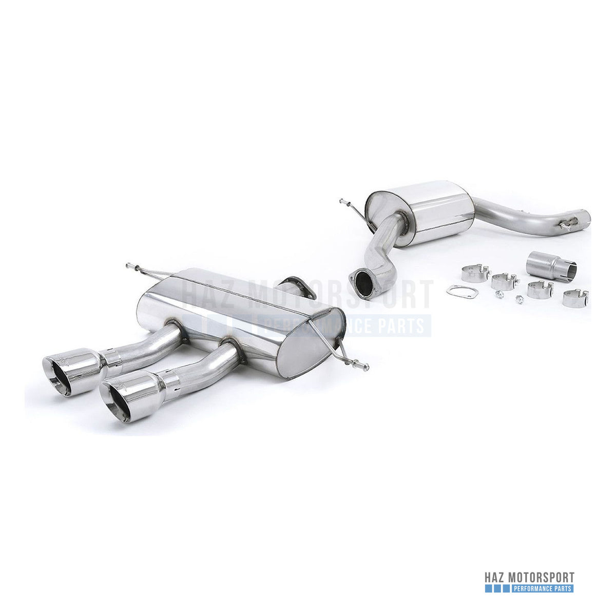 Milltek Sport Resonated (Quieter) Cat Back Exhaust – Seat Leon Cupra R 2.0 TSI 265PS (2010–2012) – photo 1