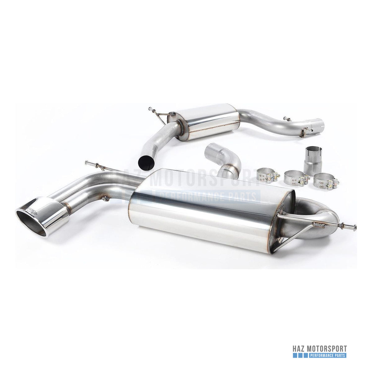 Milltek Sport Resonated (Quieter) Cat Back Exhaust – Seat Leon Cupra 2.0T FSI (2006–2011) – photo 1