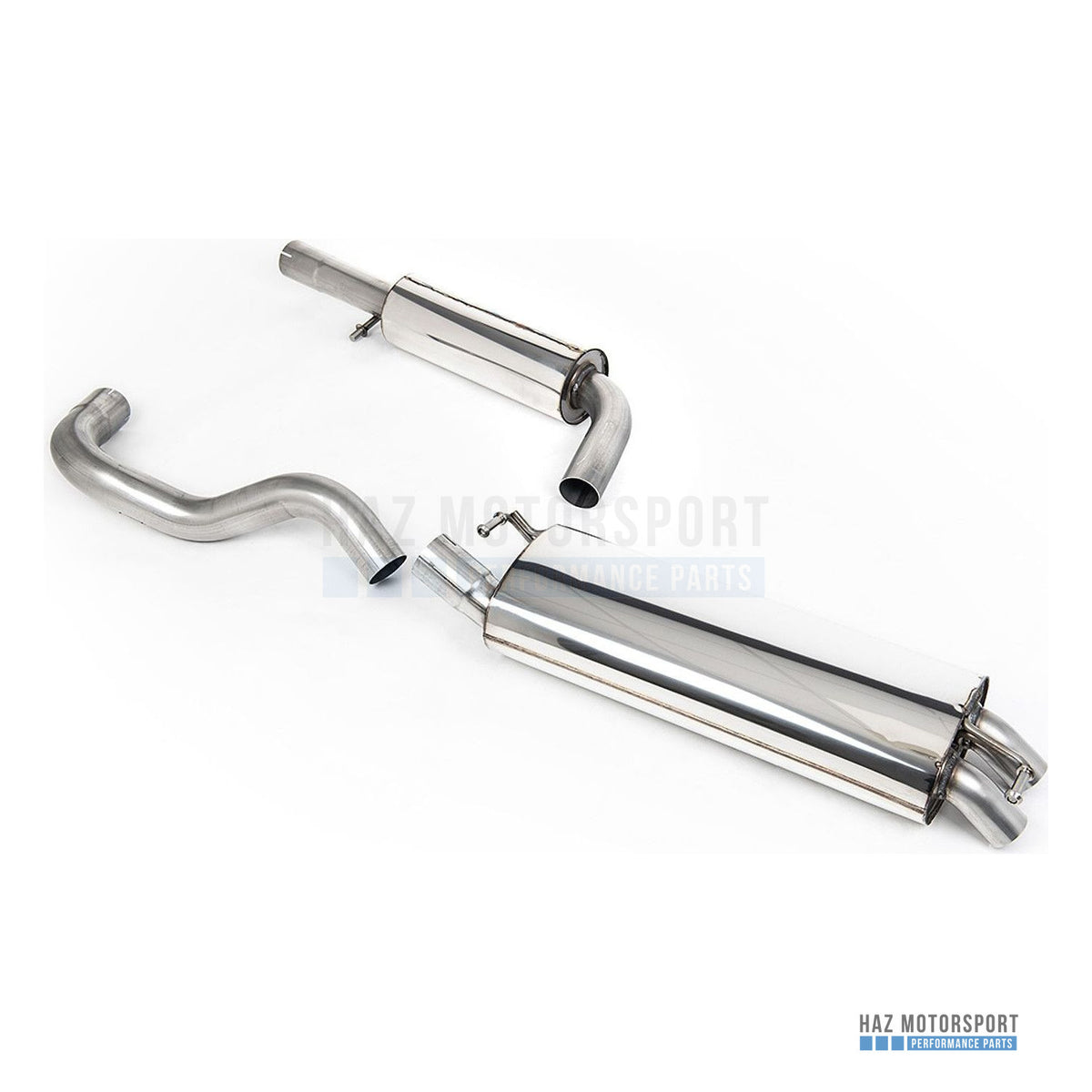 Milltek Sport Resonated (Quieter) Cat Back Exhaust – Seat Leon Cupra (1.8T/1.9 TDI) & VW Golf Mk4 GTI (1.8T/1.9 TDI) (1998–2005) – photo 1
