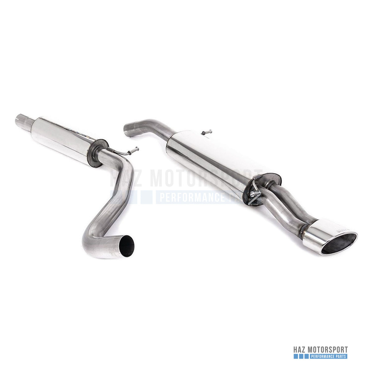 Milltek Sport Resonated (Quieter) Cat Back Exhaust – Seat Ibiza 1.9 TDI/1.8 20VT (2003–2007) – photo 1