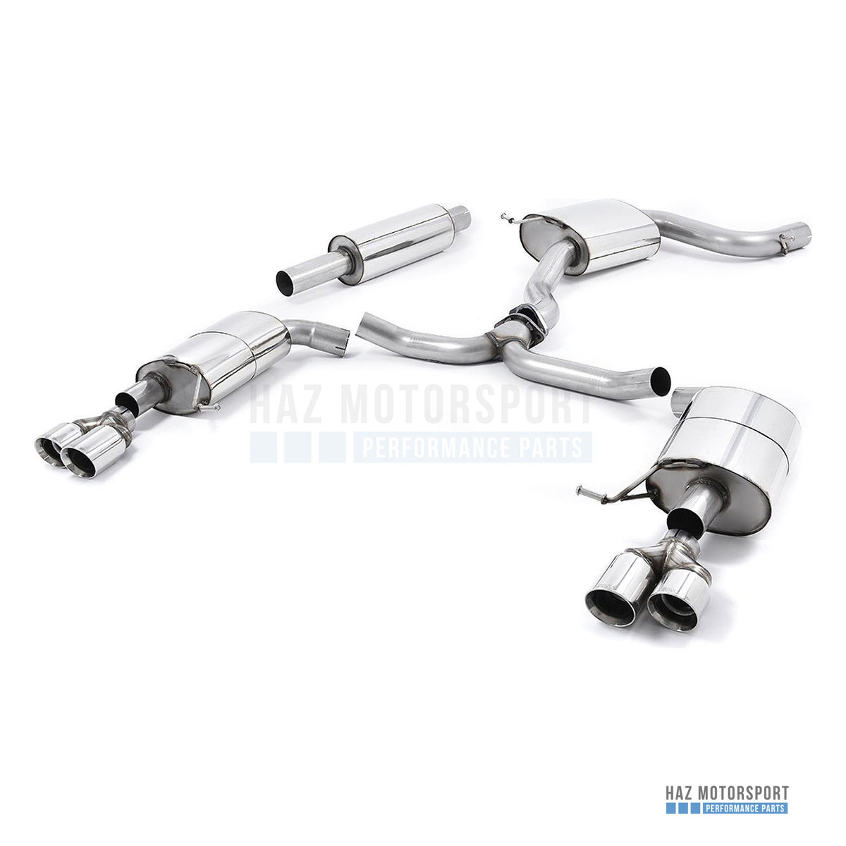 Milltek Sport Resonated (Quieter) Cat Back Exhaust – Seat Leon ST Cupra 280/290 2.0 TSI (2015–2019) – photo 1
