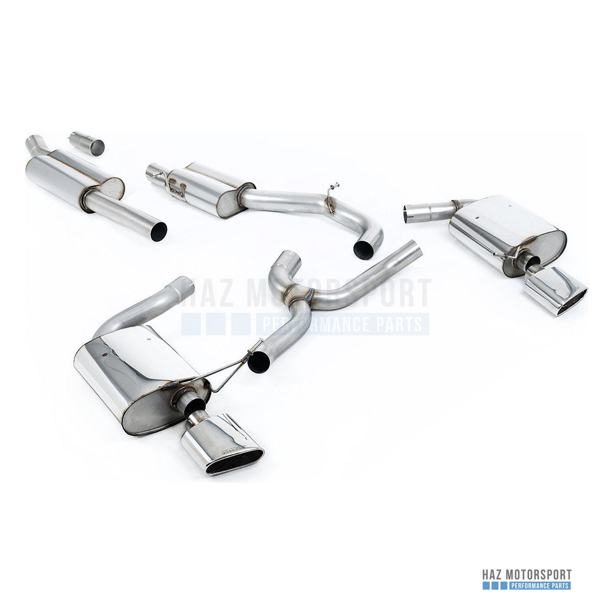 Milltek Sport Resonated (Quieter) Cat Back Exhaust – Seat Leon ST Cupra 300 (2017–2018) – photo 2