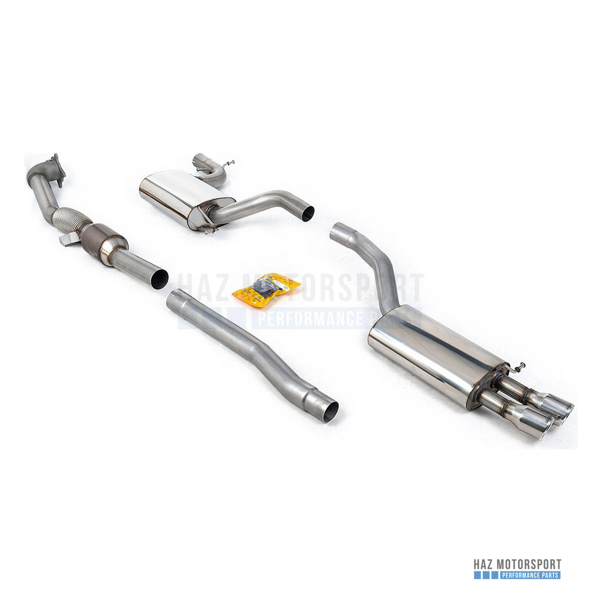 Milltek Sport Resonated (Quieter) Cat Back Exhaust – Skoda Octavia vRS 2.0T FSi (2006–2010) – photo 1