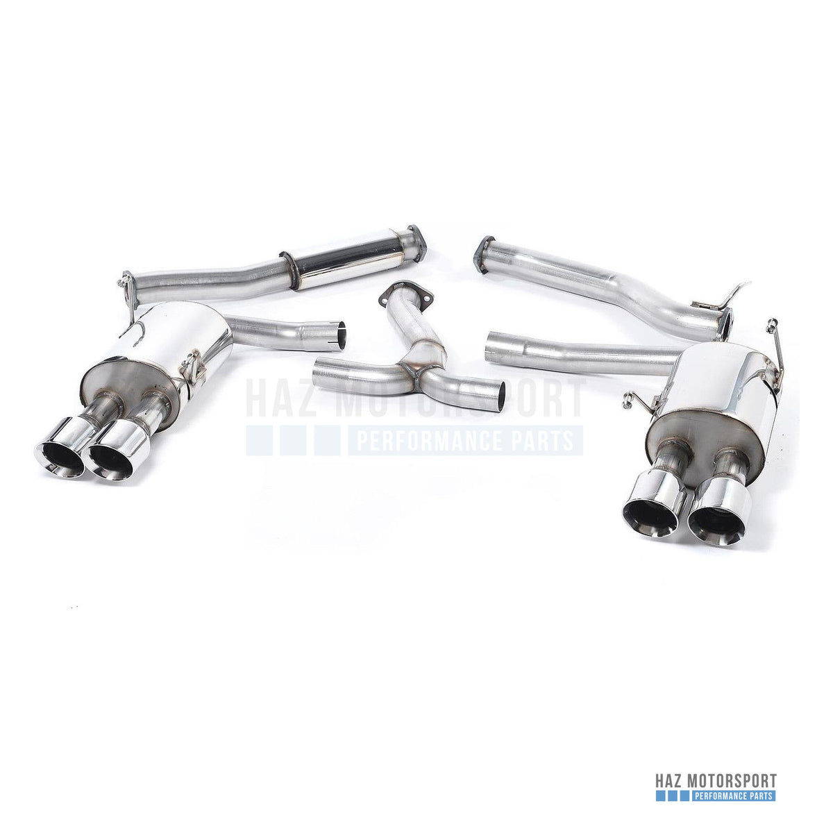 Milltek Sport Resonated (Quieter) Cat Back Exhaust – Subaru Impreza STi & WRX STI Saloon / Sedan (2014–2021) – photo 1