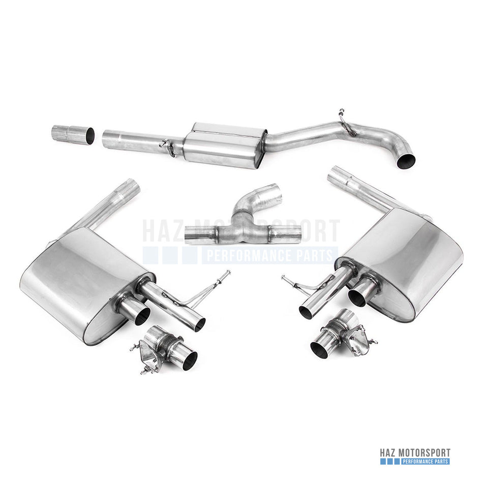 Milltek Sport Resonated (Quieter) Cat Back Exhaust – VW Arteon 2.0 TSI (2017 on) – photo 1