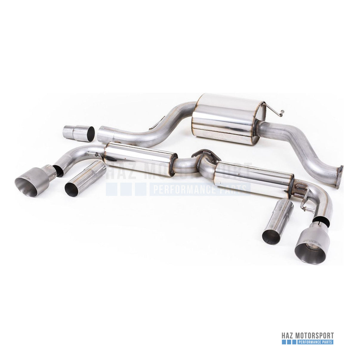 Milltek Sport Resonated (Quieter) Cat Back Exhaust – VW Beetle 2.0 TSI (2011–2015) – photo 5