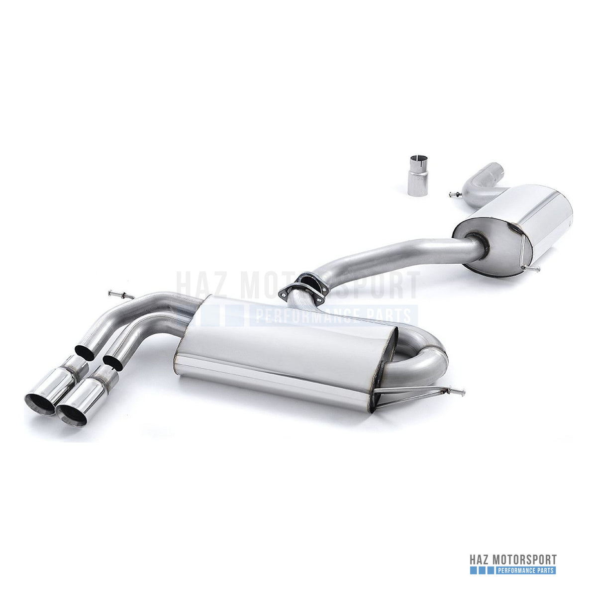 Milltek Sport Resonated (Quieter) Cat Back Exhaust – VW Golf Mk5 GTI 2.0T (2004–2009) – photo 1