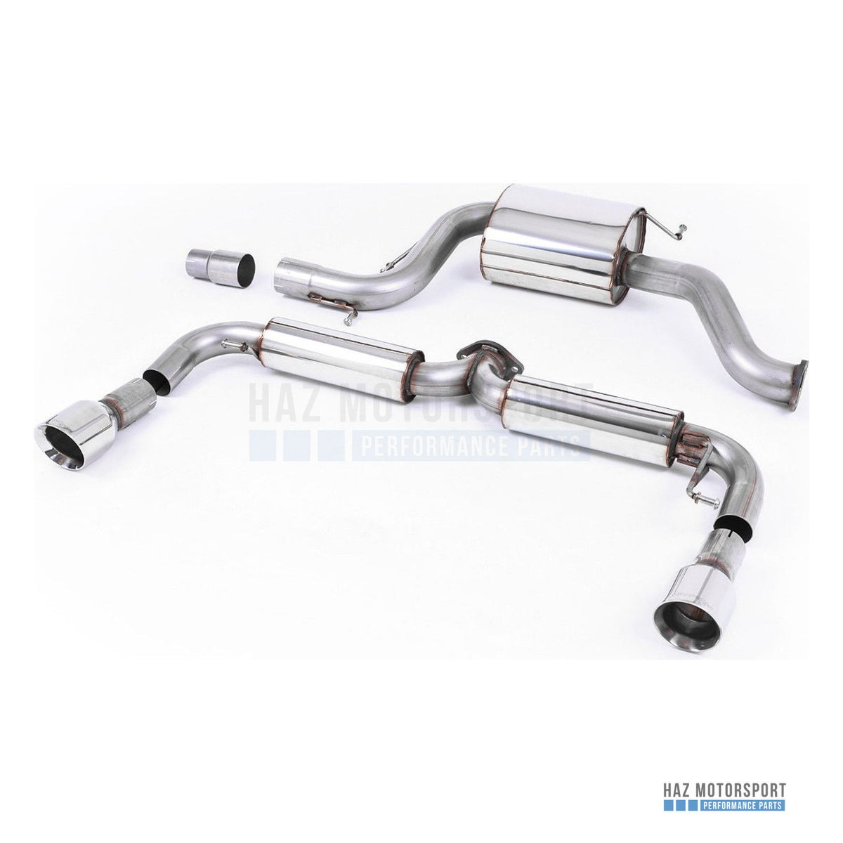 Milltek Sport Resonated (Quieter) Cat Back Exhaust – VW Golf Mk6 GTI Edition 35 (2011–2012) – photo 1