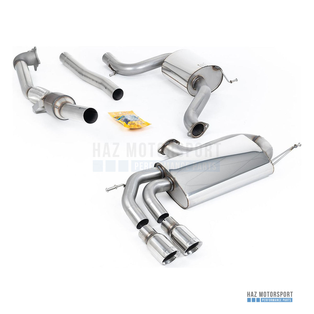 Milltek Sport Resonated (Quieter) Cat Back Exhaust – VW Golf Mk5 GTI 2.0T (2004–2009) – photo 2