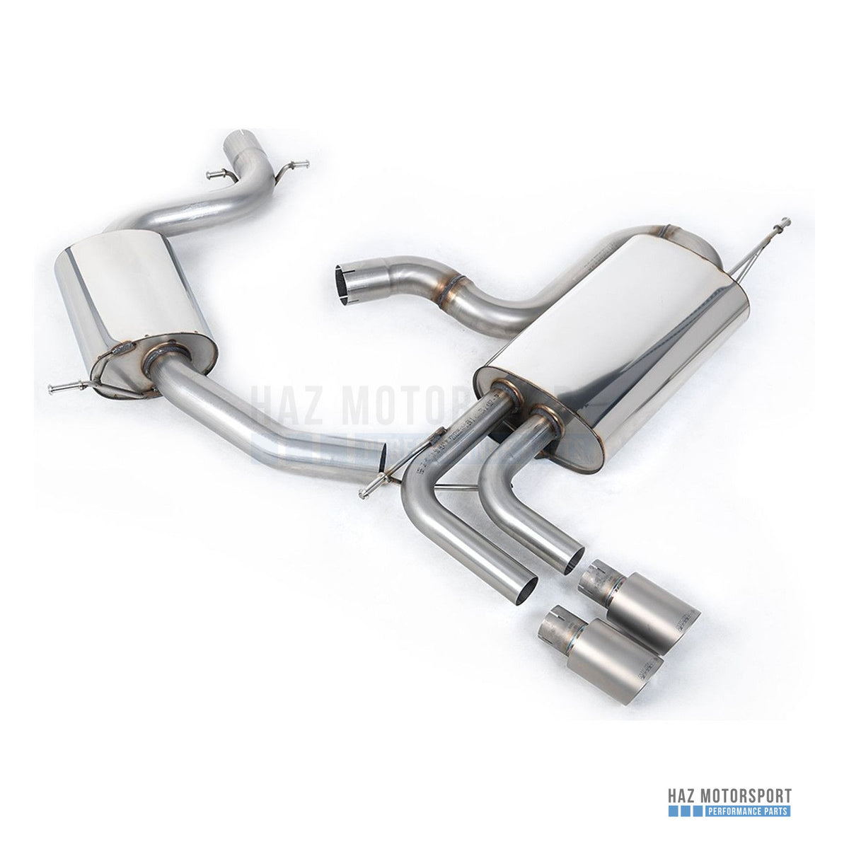 Milltek Sport Resonated (Quieter) Cat Back Exhaust – VW Golf Mk5 GTI Edition 30 2.0T (2006–2009) – photo 3