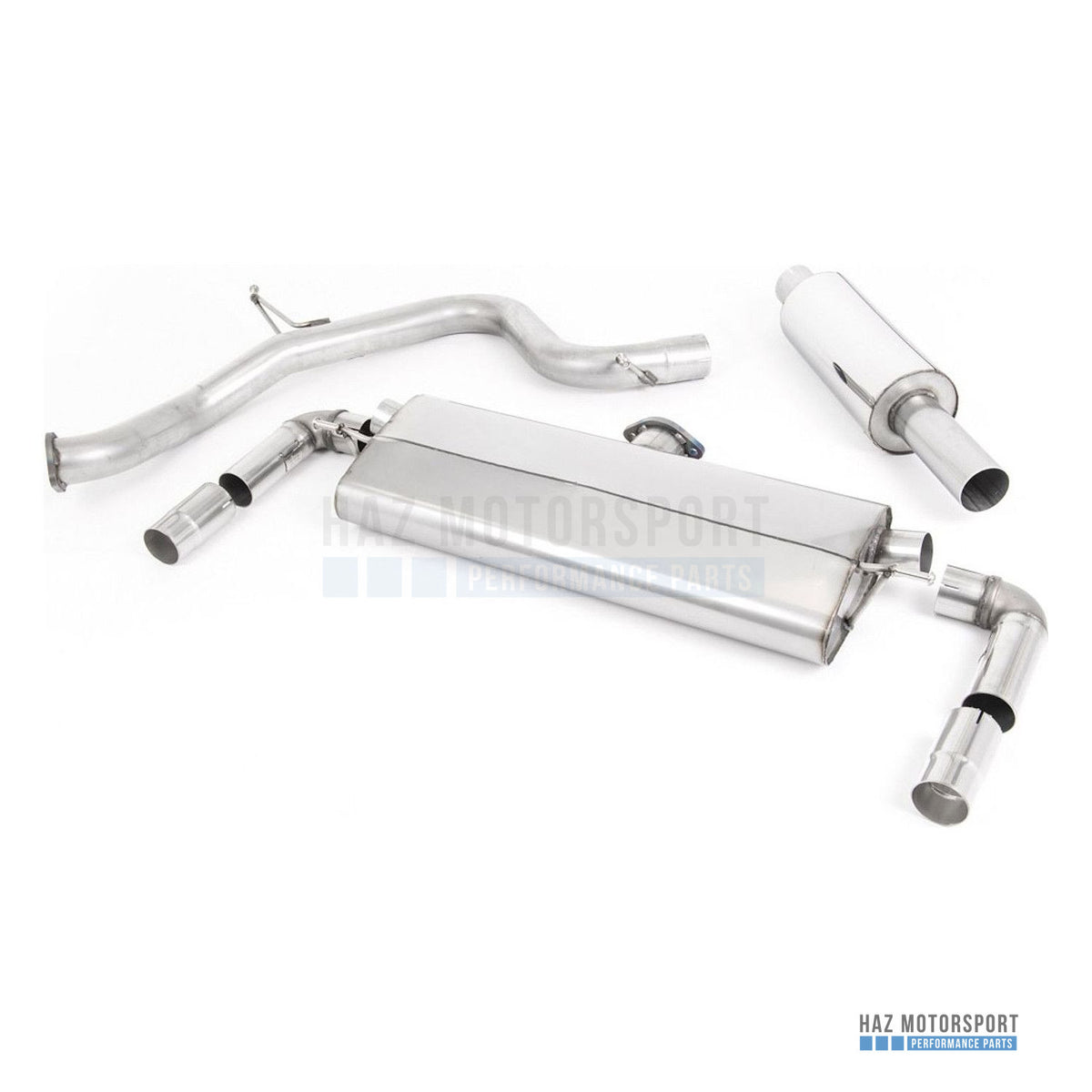 Milltek Sport Resonated (Quieter) Cat Back Exhaust – VW Golf Mk7.5 GTI (2019–2020) – photo 3