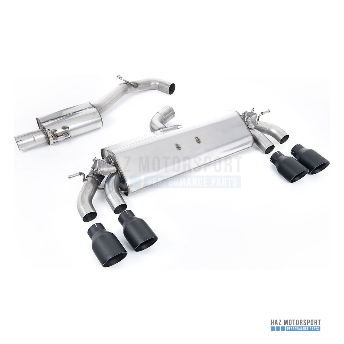 Milltek Sport Resonated (Quieter) Cat Back Exhaust – VW Golf R Mk7.5 2.0 TSI 310PS (2017–2021) – photo 4