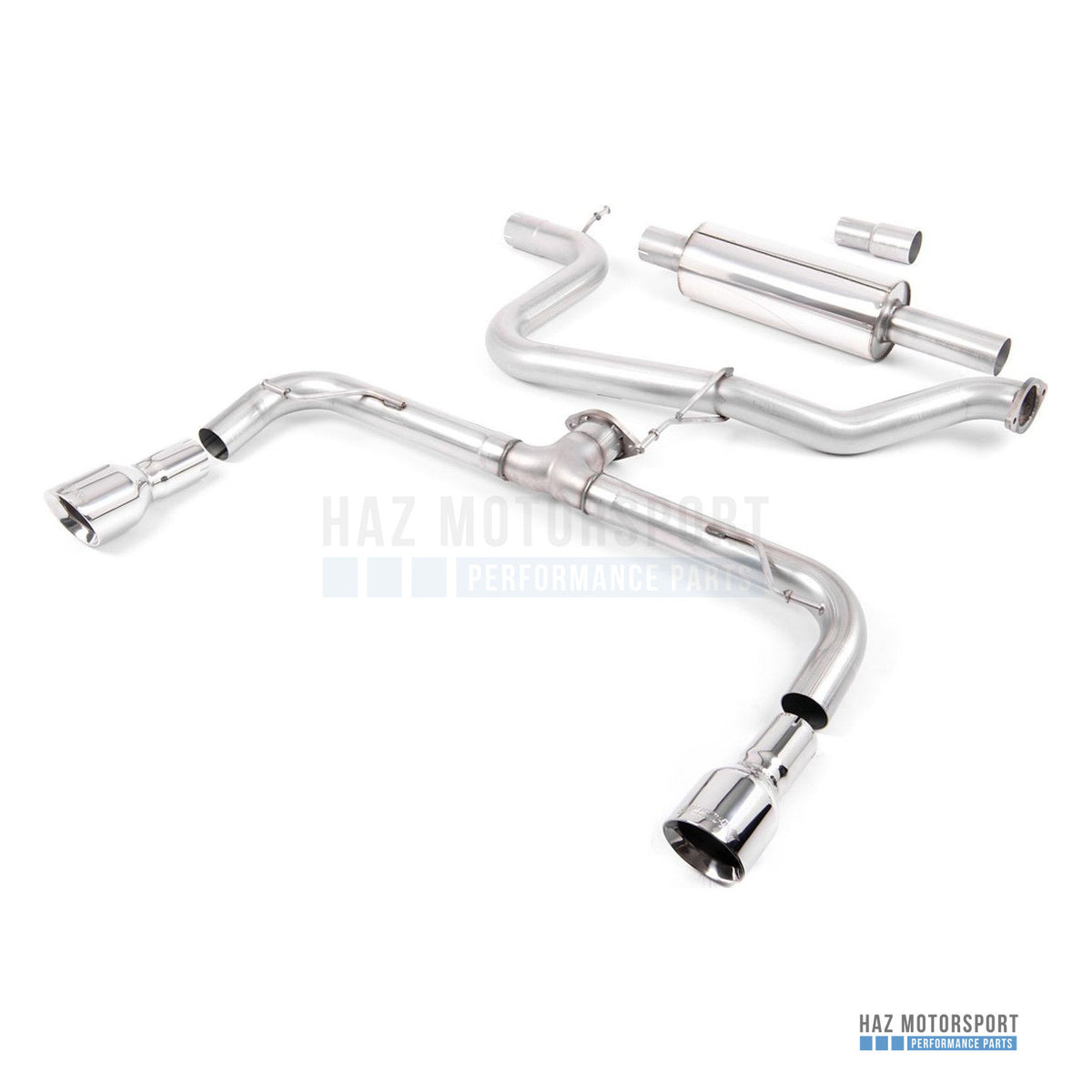 Milltek Sport Resonated (Quieter) Cat Back Exhaust – VW Golf GTD Mk7 (2013–2016) – photo 5