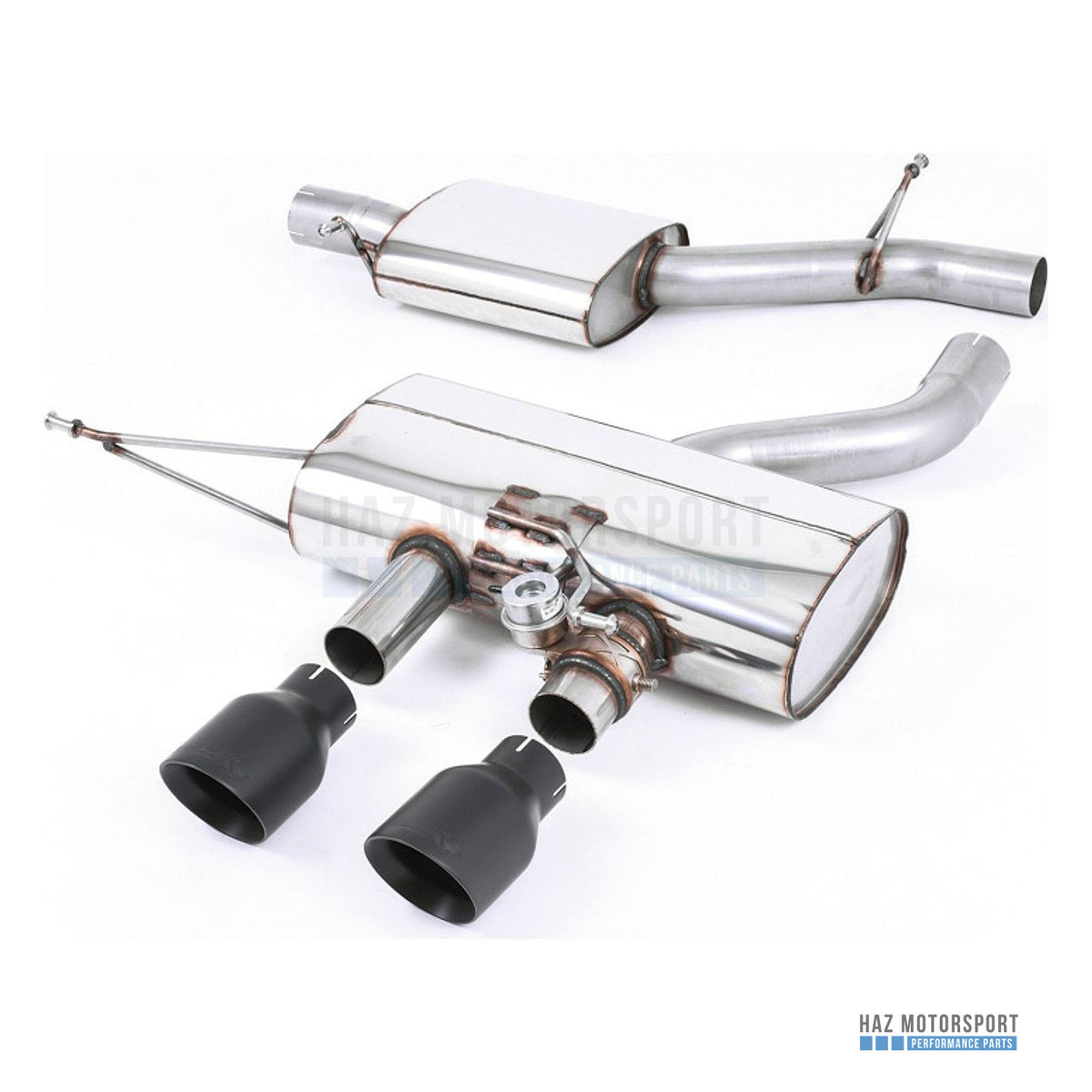 Milltek Sport Resonated (Quieter) Cat Back Exhaust – VW Golf R Mk6 (2009–2013) – photo 8