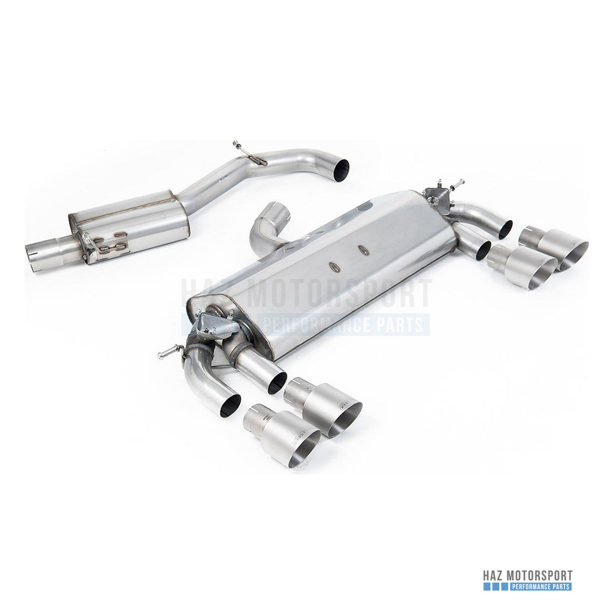 Milltek Sport Resonated (Quieter) Cat Back Exhaust – VW Golf R Mk7.5 2.0 TSI 310PS (2017–2021) – photo 9