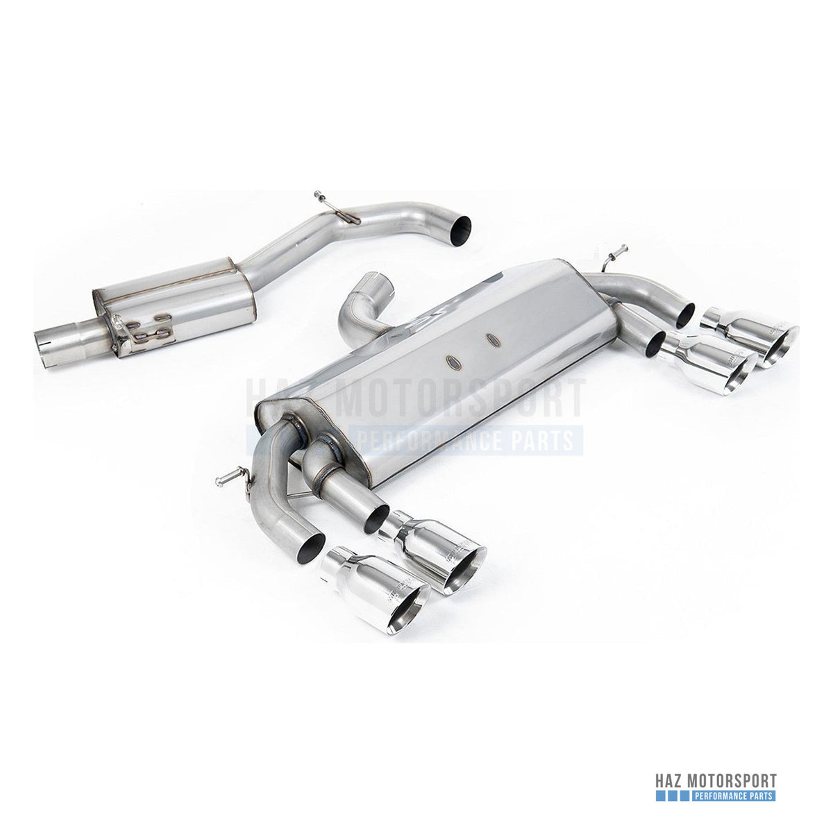 Milltek Sport Resonated (Quieter) Cat Back Exhaust – VW Golf R Mk7.5 2.0 TSI 310PS (2017–2021) – photo 12