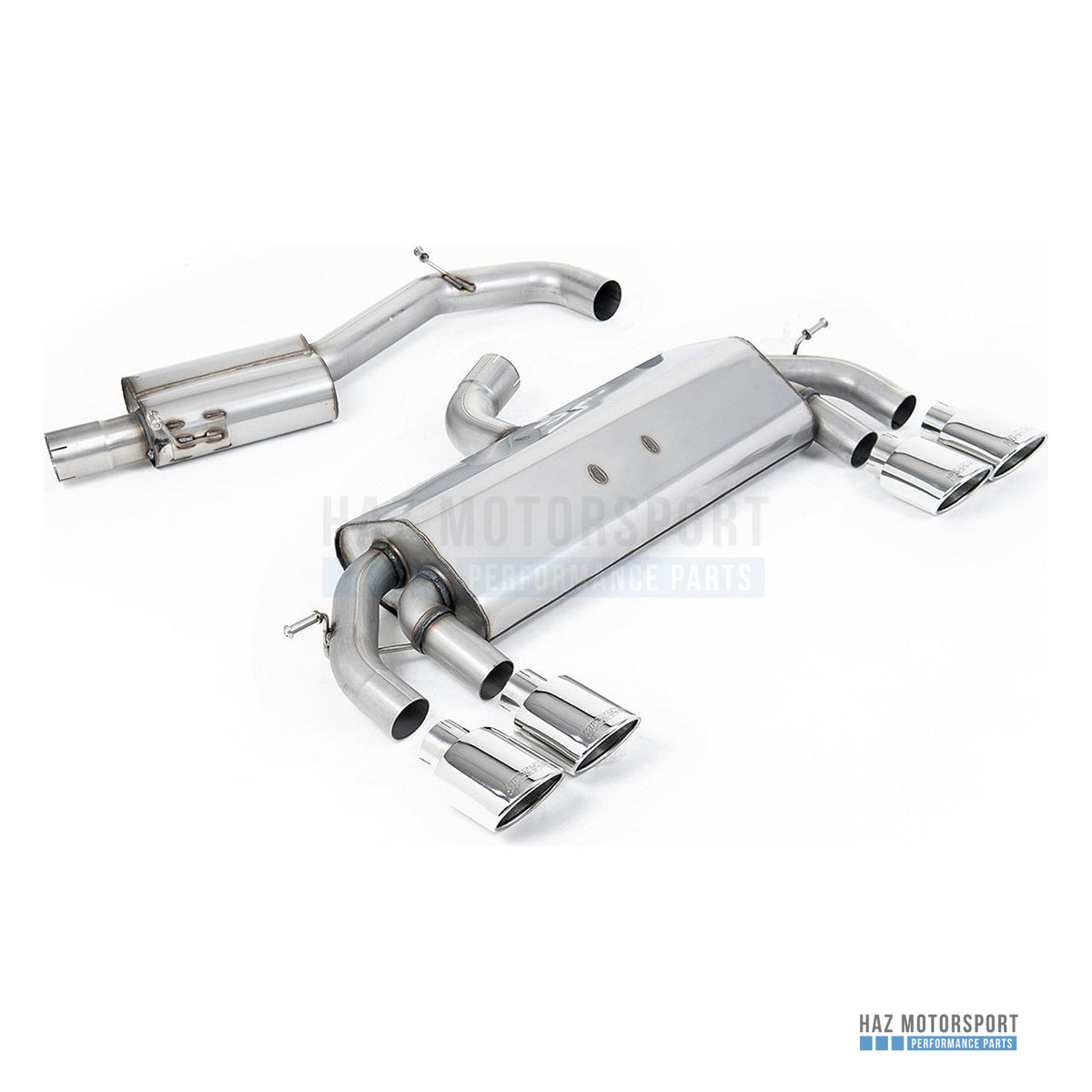Milltek Sport Resonated (Quieter) Cat Back Exhaust – VW Golf R Mk7.5 2.0 TSI 310PS (2017–2021) – photo 14