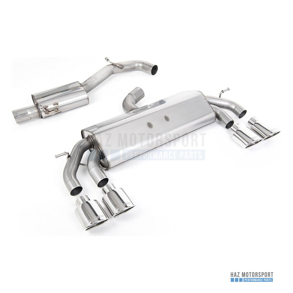 Milltek Sport Resonated (Quieter) Cat Back Exhaust – VW Golf R Mk7.5 2.0 TSI 310PS (2017–2021) – photo 15