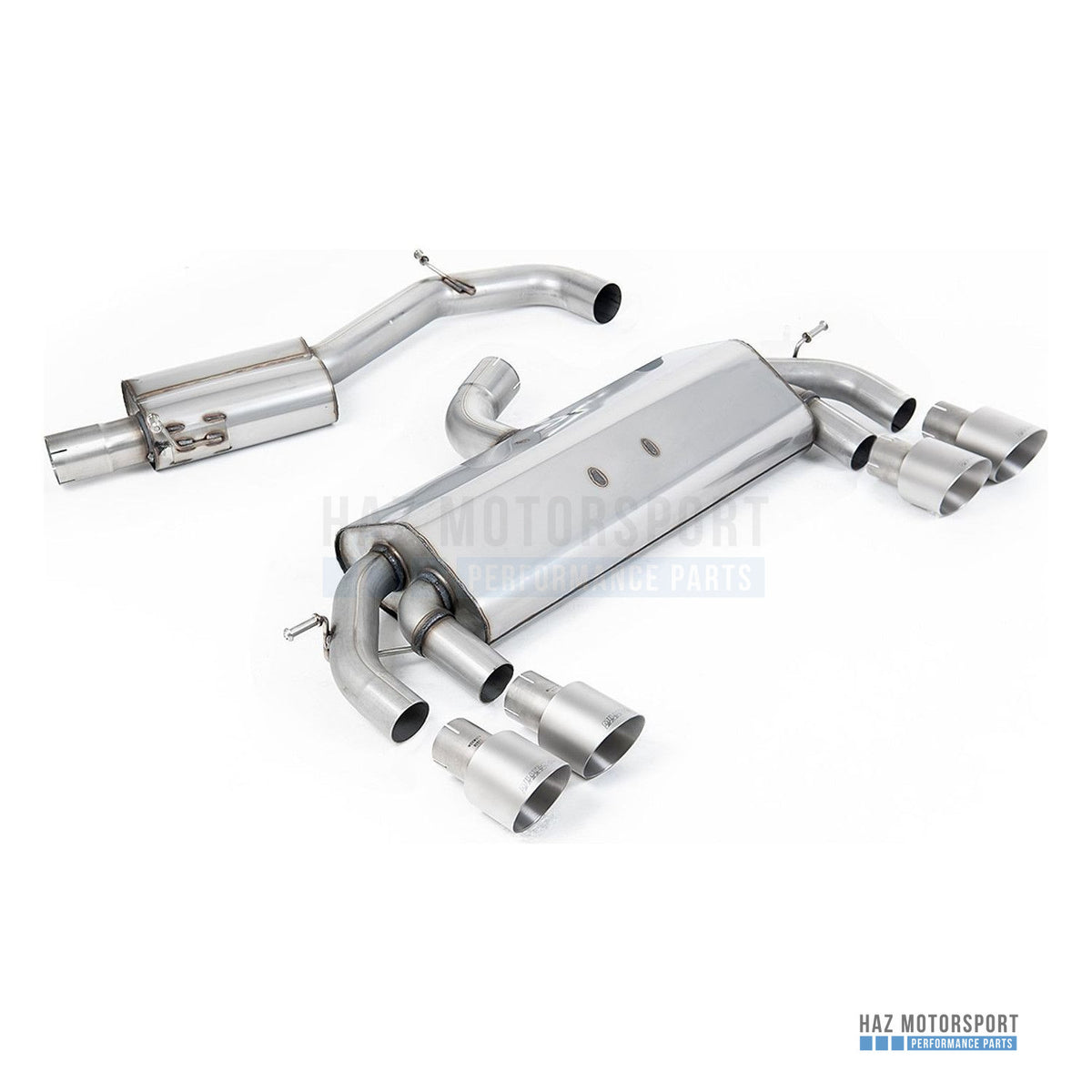 Milltek Sport Resonated (Quieter) Cat Back Exhaust – VW Golf R Mk7.5 2.0 TSI 310PS (2017–2021) – photo 20