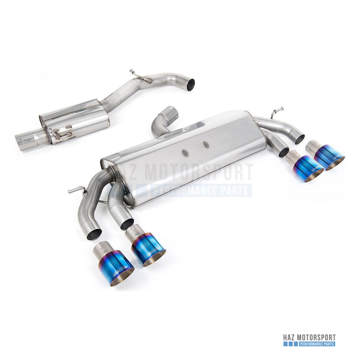 Milltek Sport Resonated (Quieter) Cat Back Exhaust – VW Golf R Mk7.5 2.0 TSI 310PS (2017–2021) – photo 22