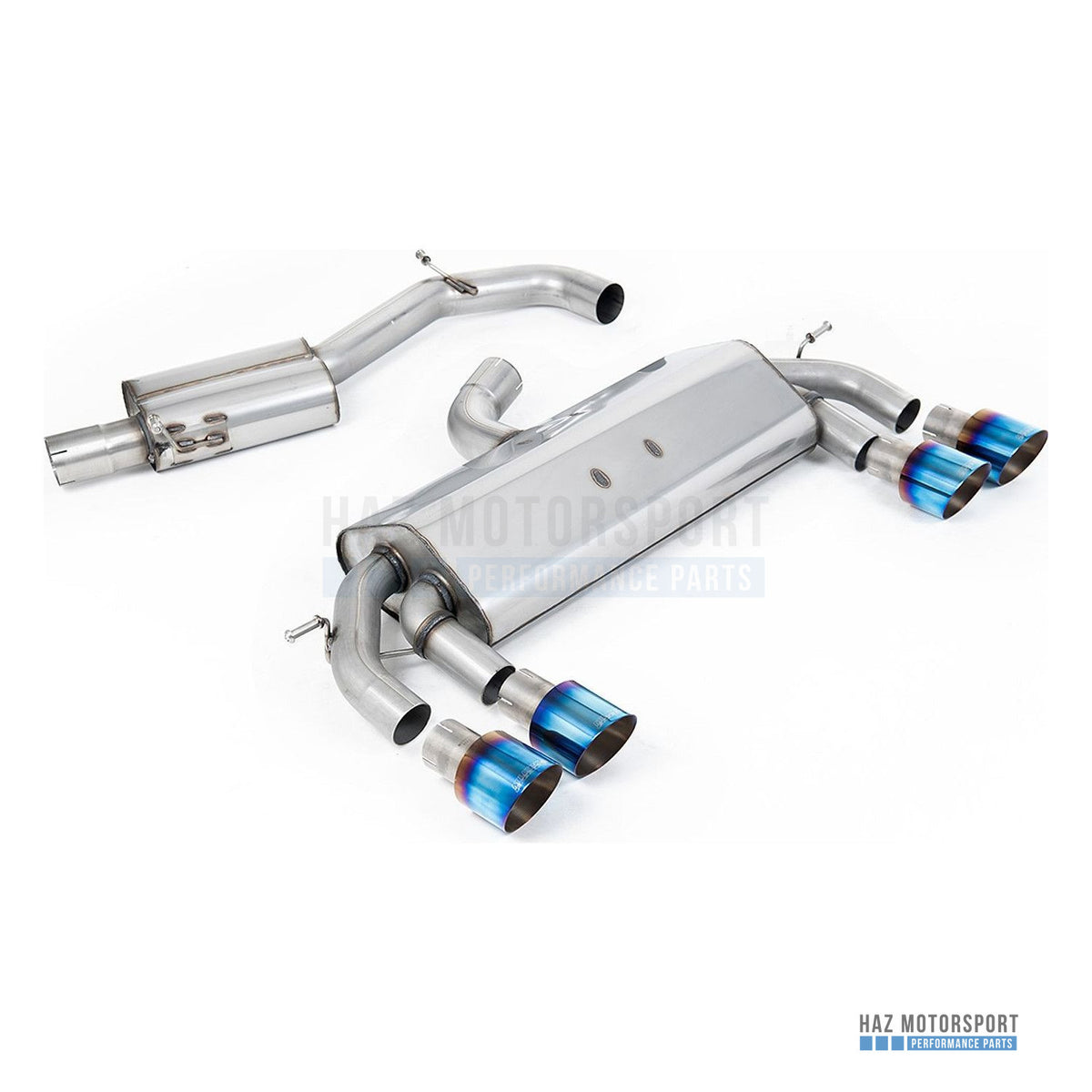 Milltek Sport Resonated (Quieter) Cat Back Exhaust – VW Golf R Mk7.5 2.0 TSI 310PS (2017–2021) – photo 22