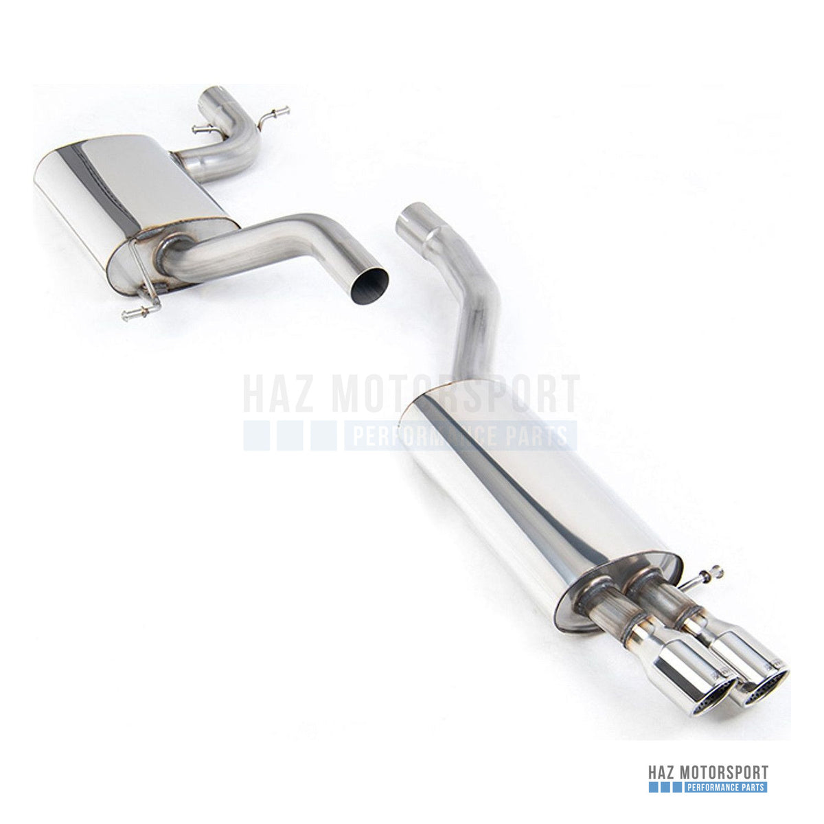 Milltek Sport Resonated (Quieter) Cat Back Exhaust – VW Jetta Mk5 GLI 2.0T FSI (2006–2010) – photo 1