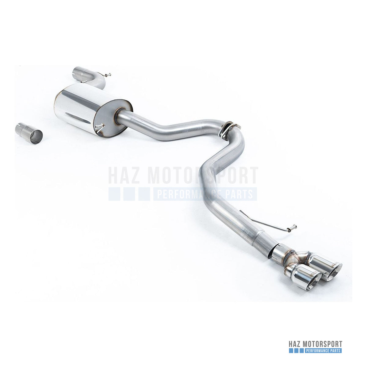 Milltek Sport Resonated (Quieter) Cat Back Exhaust – VW Jetta Mk6 GLI 2.0T TSI (2011–2014) – photo 1