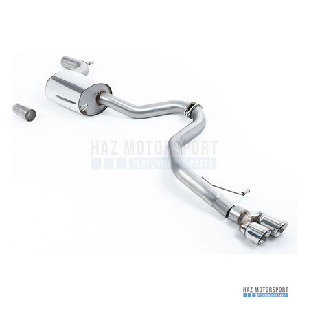 Milltek Sport Resonated (Quieter) Cat Back Exhaust – VW Jetta Mk6 GLI 2.0T TSI (2011–2014) – photo 1