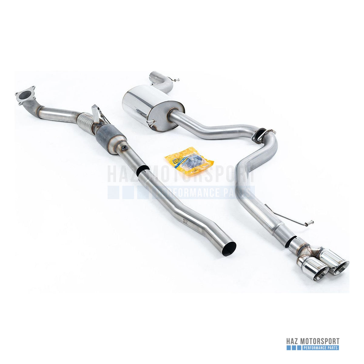 Milltek Sport Resonated (Quieter) Cat Back Exhaust – VW Jetta Mk6 GLI 2.0T TSI (2011–2014) – photo 3