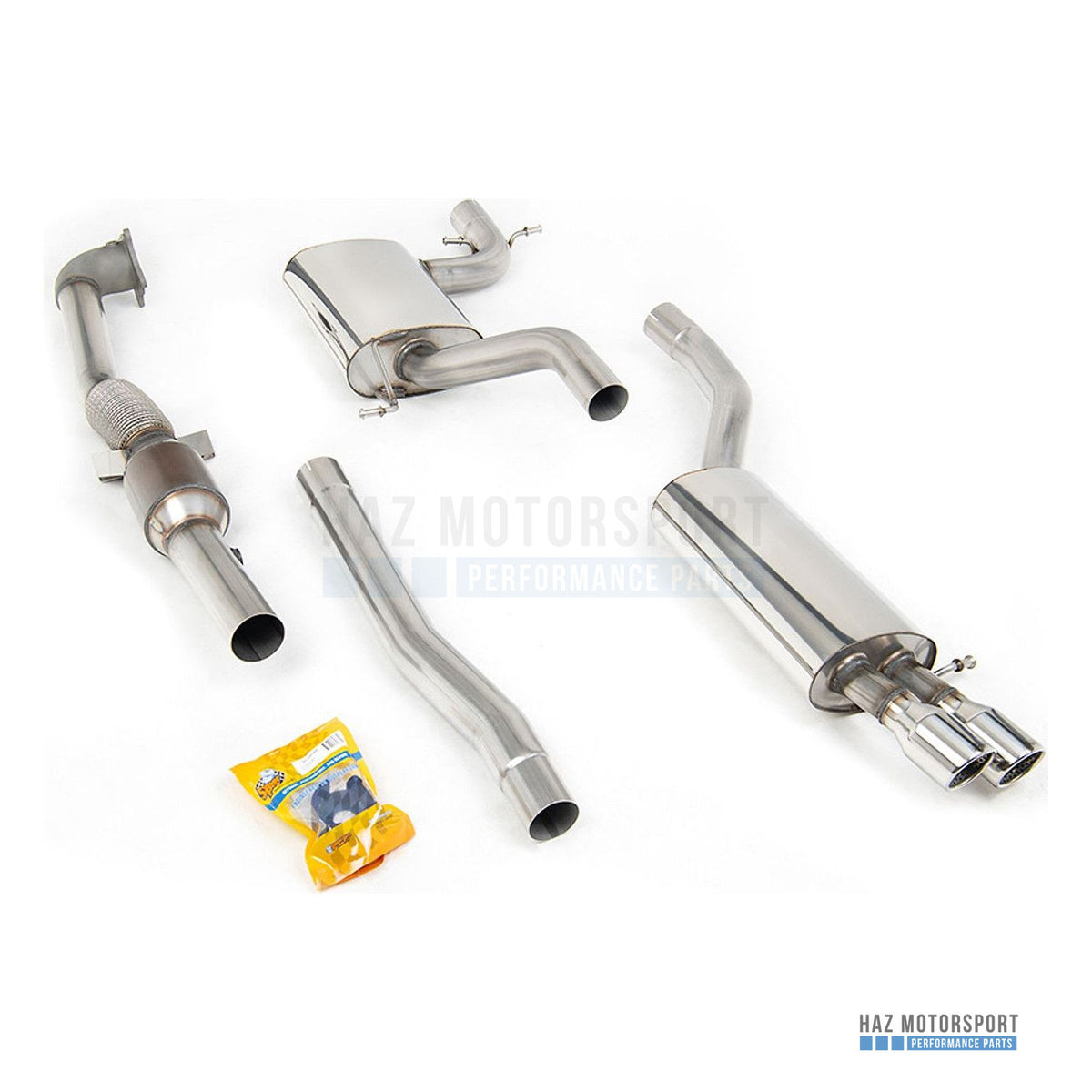 Milltek Sport Resonated (Quieter) Cat Back Exhaust – VW Jetta Mk5 GLI 2.0T FSI (2006–2010) – photo 3