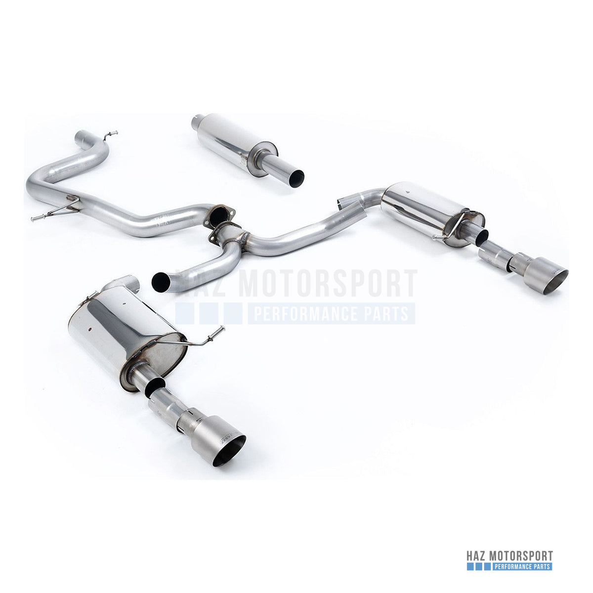 Milltek Sport Resonated (Quieter) Cat Back Exhaust – VW Jetta Mk7 GLI 2.0T (2019 on) – photo 5