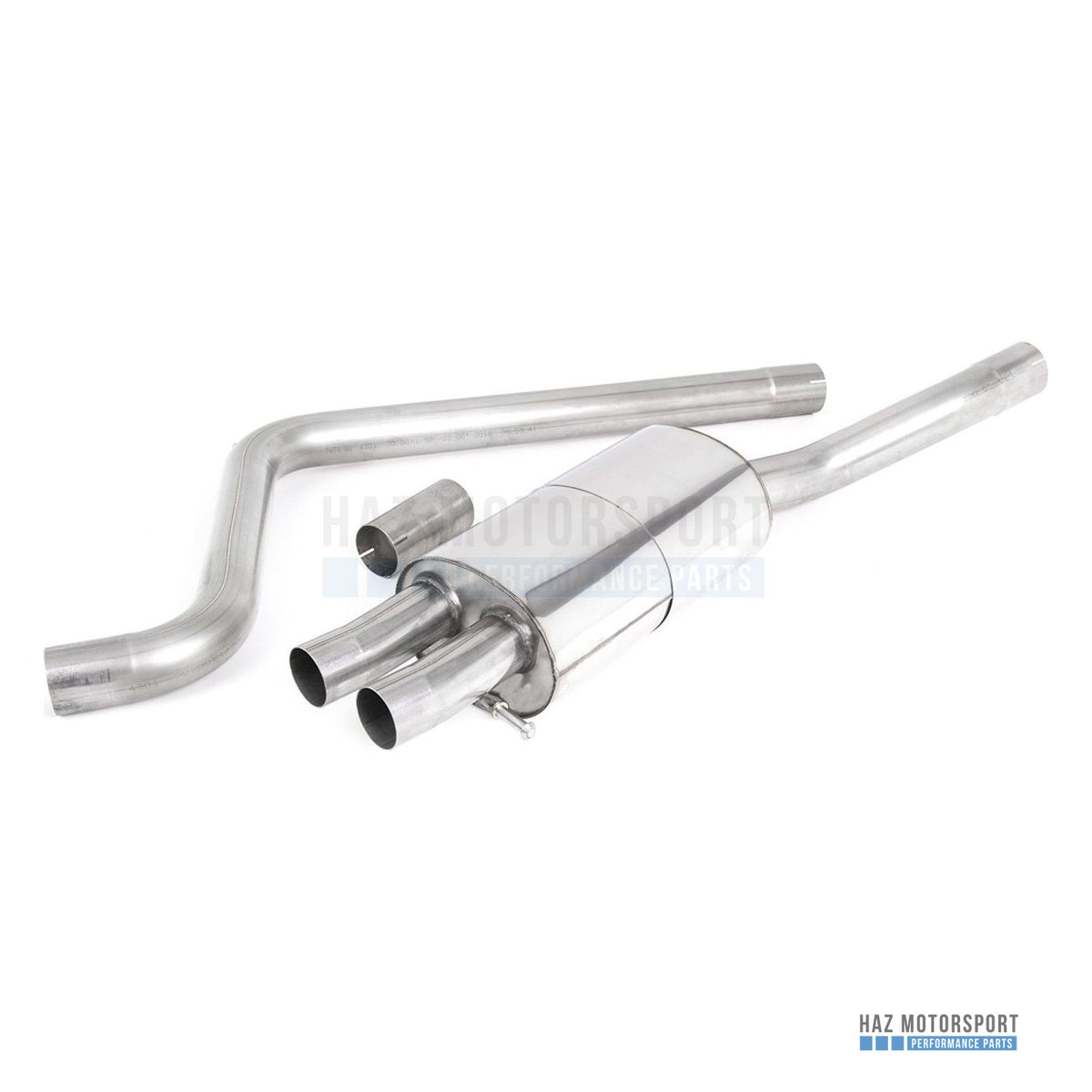 Milltek Sport Resonated (Quieter) Cat Back Exhaust – VW Polo GTI 2.0 TSI (2019 on) – photo 3